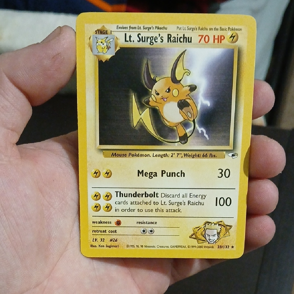 Lt. Surge's Raichu - Picture 1 of 3